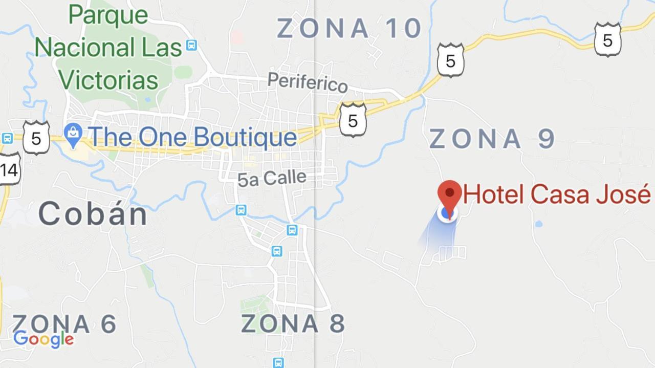 Hotel Boutique Casa Jose Cobán 外观 照片